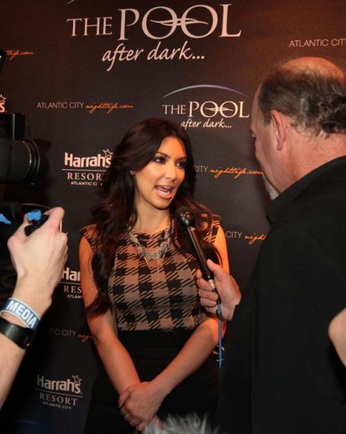 Kim Kardashian visits the Pool After Dark