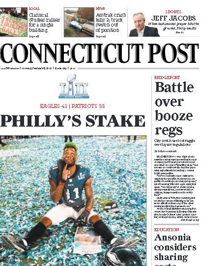 eagles super bowl newspaper