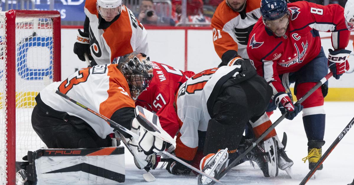 Capitals beat the Flyers 5-2