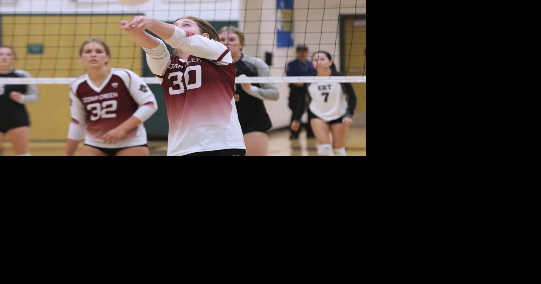 Cedar Creek girls volleyball edges EHT to start season: High school roundup