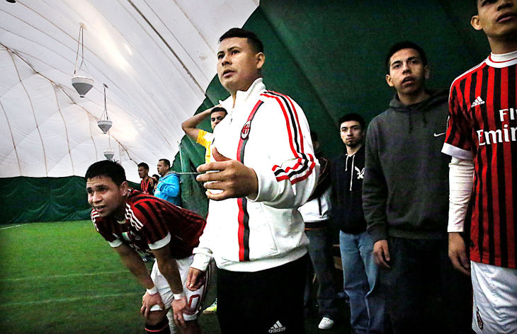 Hispanic indoor soccer league
