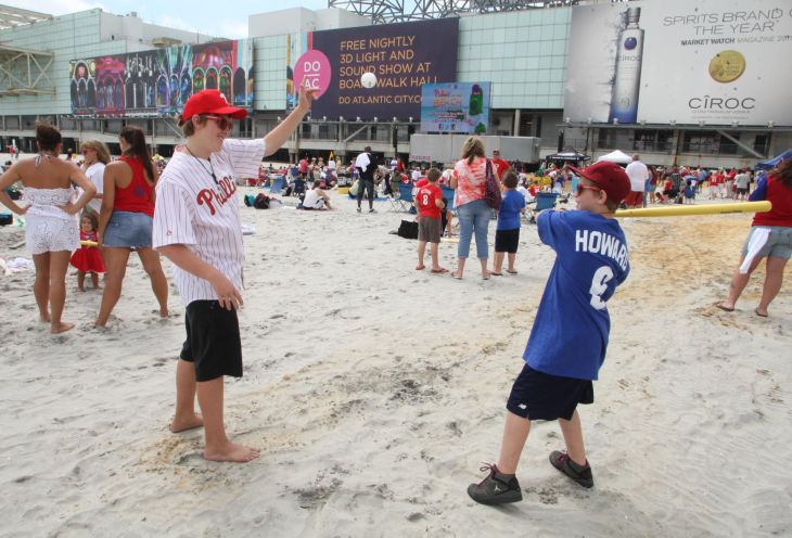 PHILLIES ON THE BEACH