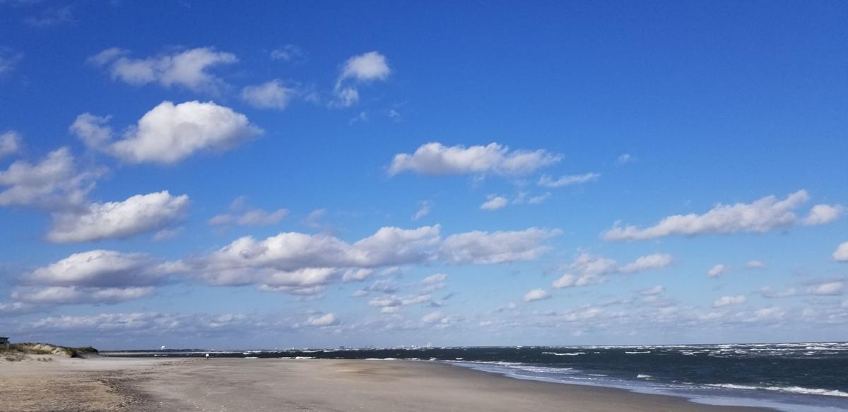 Partly Sunny Beach Strathmere