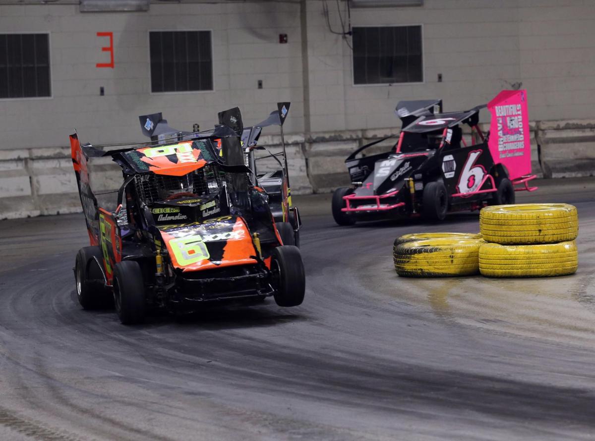 The snaky lick trick Atlantic city boardwalk indoor midget race