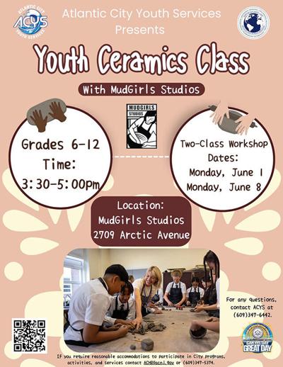 Ceramic Class with Youth Service