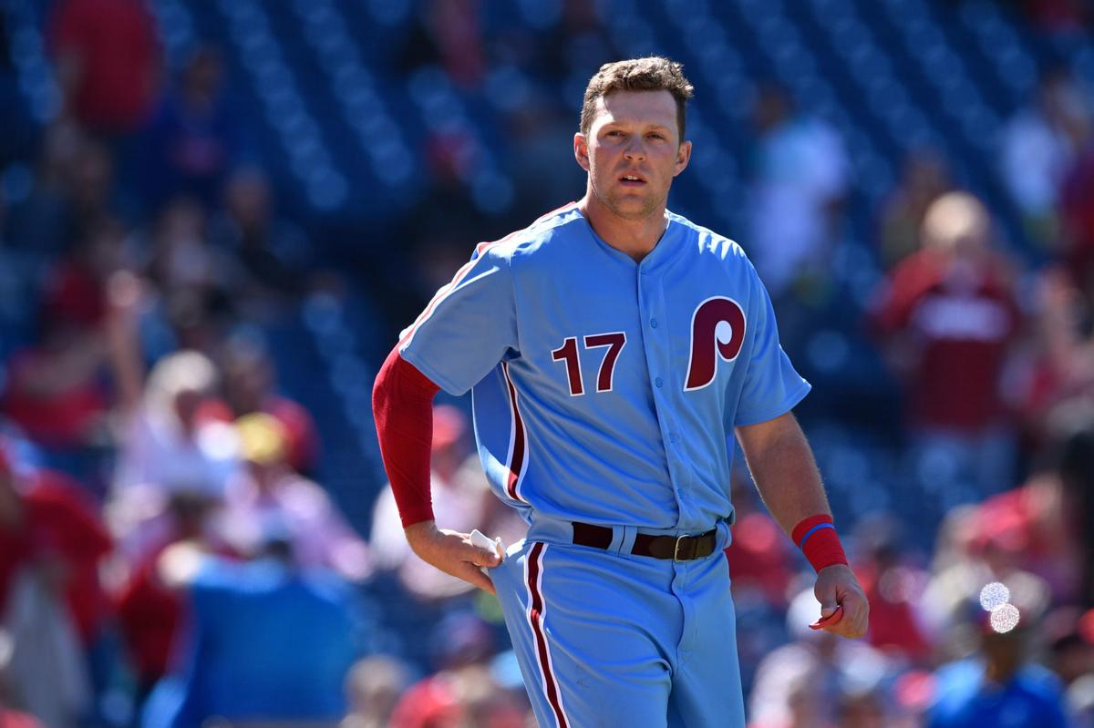 Phillies Rhys Hoskins Adjusts To Weird Life Without