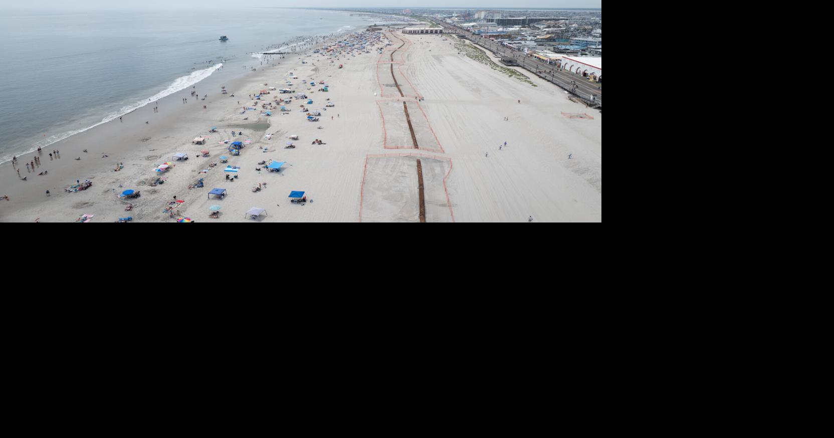 Ocean City beach replenishment project advances along downtown shore