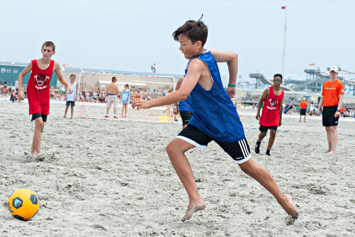 Hundreds flock to Wildwood to compete in Beach Blast Soccer Soccer