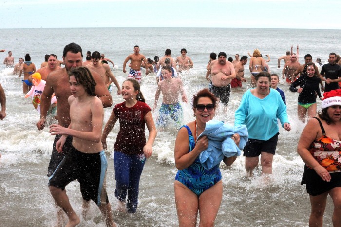 polar bear plunge