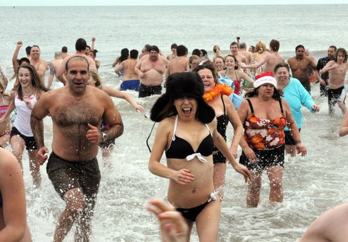 polar bear plunge