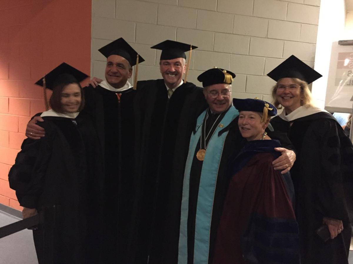 Stockton University 2018 undergraduate graduation at Boardwalk Hall in Atlantic City.