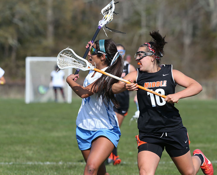 Middle Twp at Lower Cape May girls lacrosse