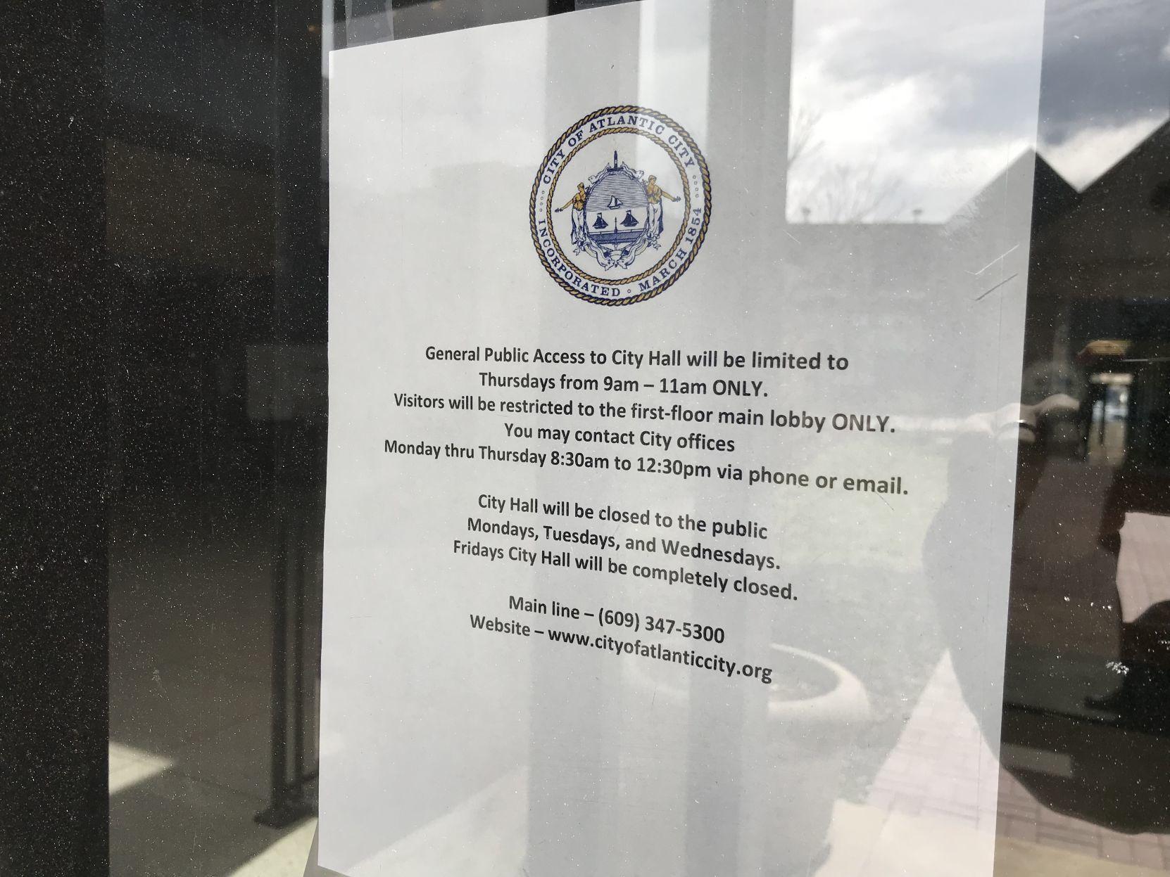 Atlantic City Reduces Hours For Employees Closes City Hall Amid Covid 19 Concerns Local News Pressofatlanticcity Com