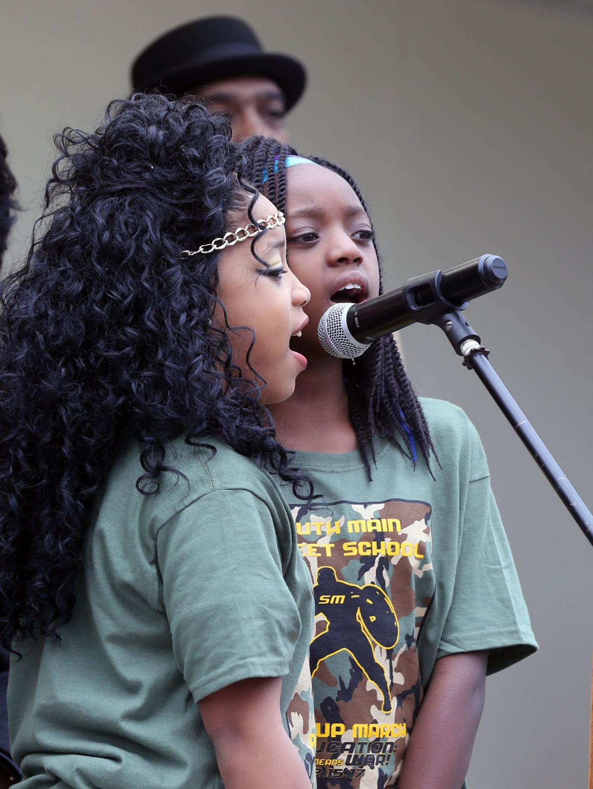 Pleasantville students march for education