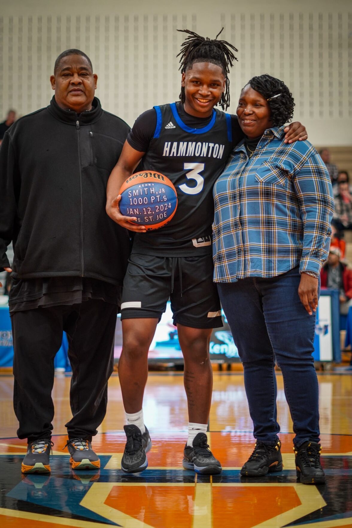Hammonton High School Junior Excels in Football and Basketball with