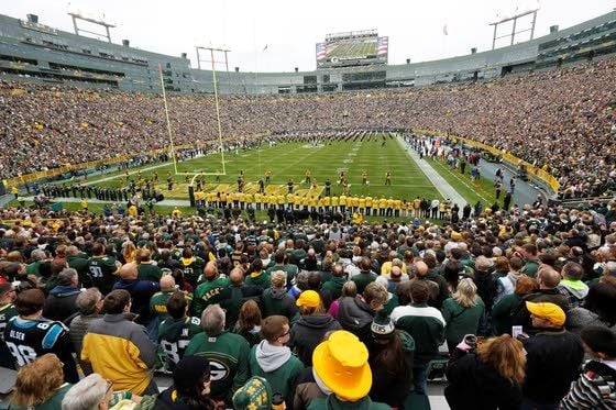 Lambeau Field Tour in Green Bay, Wisconsin Editorial Photo - Image