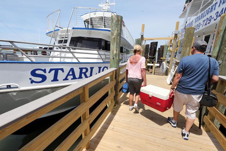 Explore the Shore: Party boat fine fishing vessel for experts, beginners