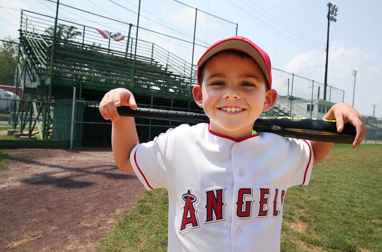 Mike Trout Los Angeles Angels Youth Replica Road Jersey - Baseball