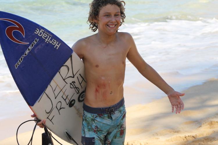 12-year-old Cape May surfer celebrates All-Star honor by catching