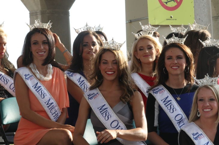MISS AMERICA ARRIVES