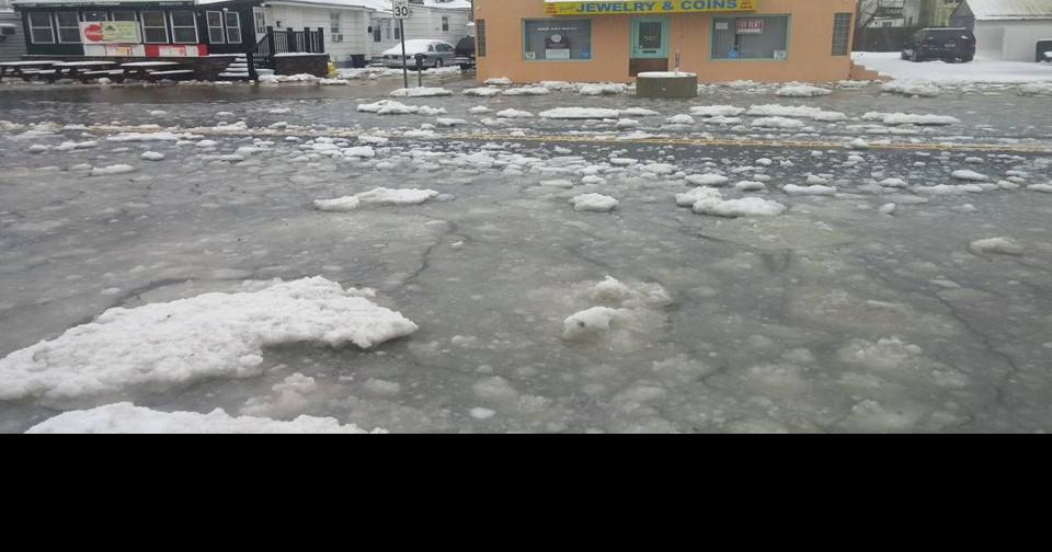 High tide receding in Ventnor; flooding not as bad as Sandy, OEM
