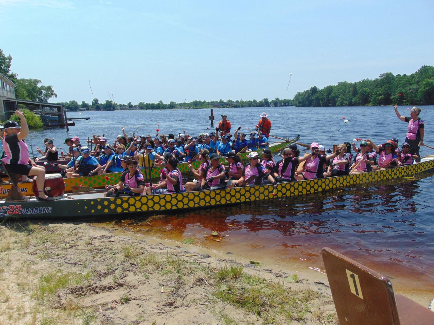 Gilda’s Club Dragon Boat Festival attracts 22 teams to Lake Lenape