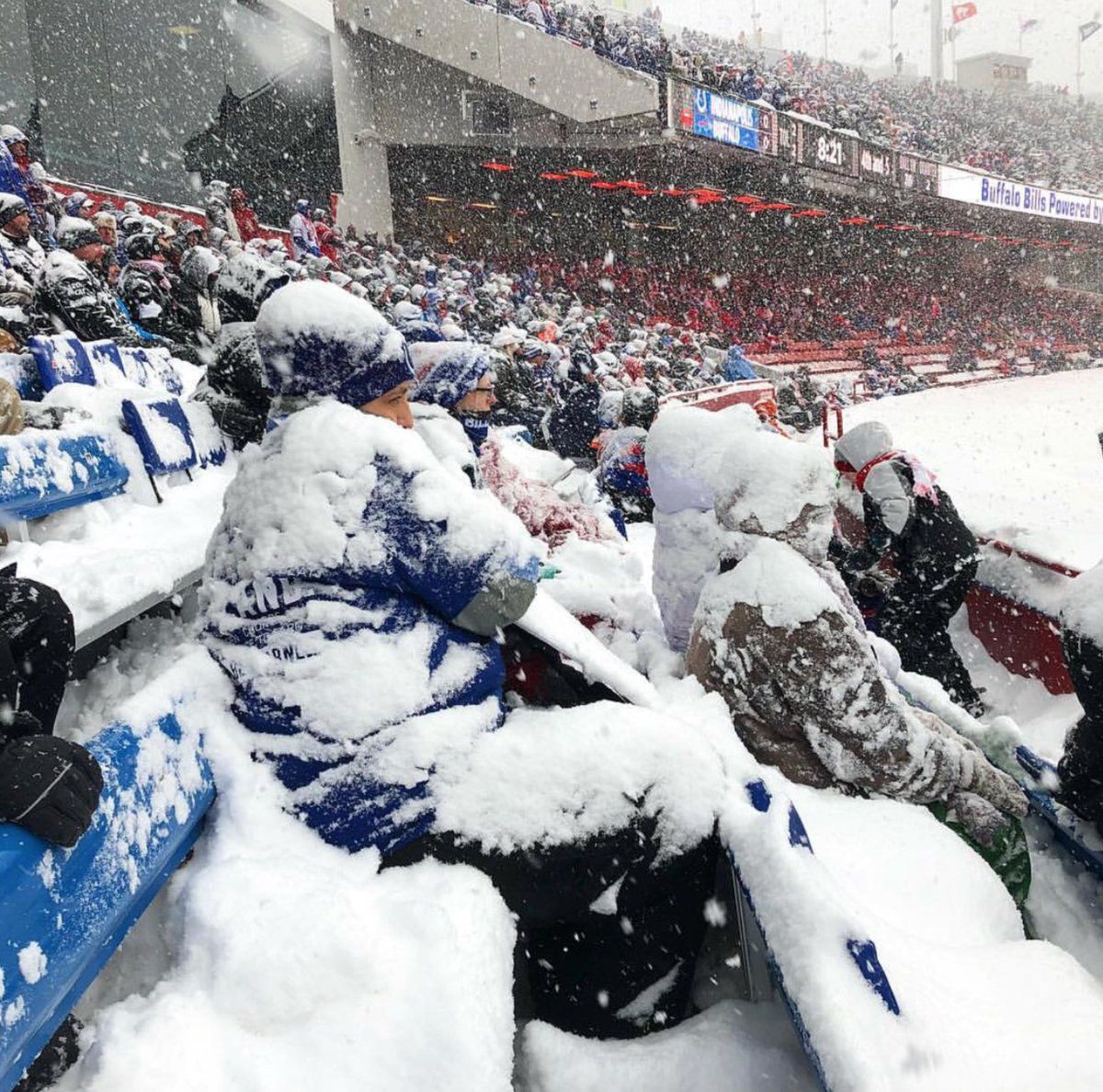 LOOK: Buffalo Bills, Indianapolis Colts Playing Through Blizzard Sunday ...