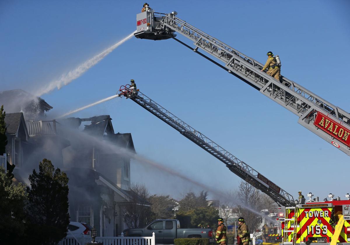 Fire destroys two multi-million-dollar homes in Avalon