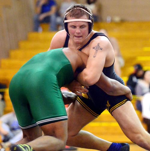 Cory Damiana, wrestling and football, 2014