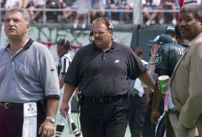 Philadelphia Eagles Head Coach Andy Reid & QB Donovan McNabb  Philadelphia  eagles fans, Philadelphia eagles, Fly eagles fly