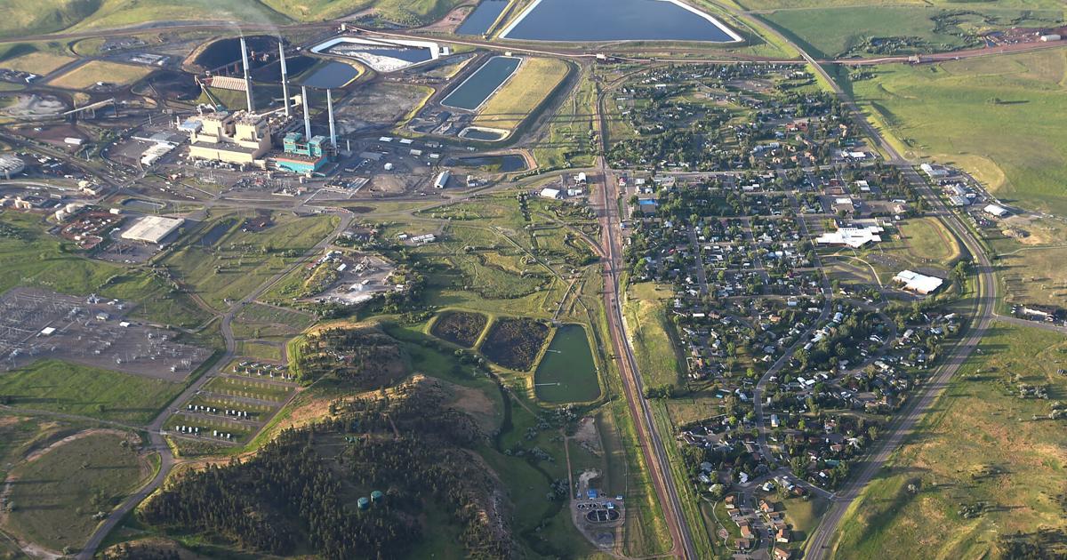 Aerial views of Colstrip