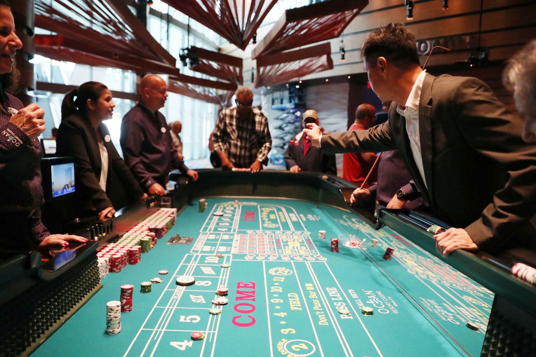 ocean casino downs table games 2018