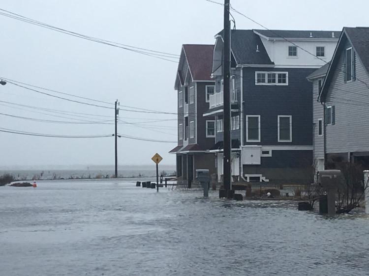 Back bay flooding