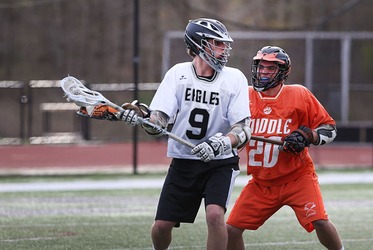 Middle Twp at EHT boys lacrosse