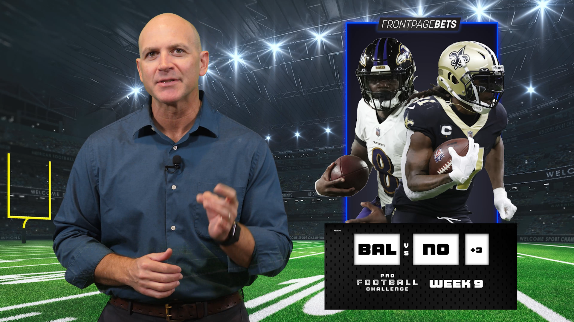 NFL picks today: Player prop bets for Ravens vs. Saints on Week 9