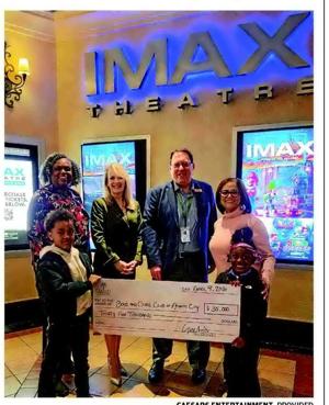 Gregg Klein presenting $35,000 check to Boys & Girls Club