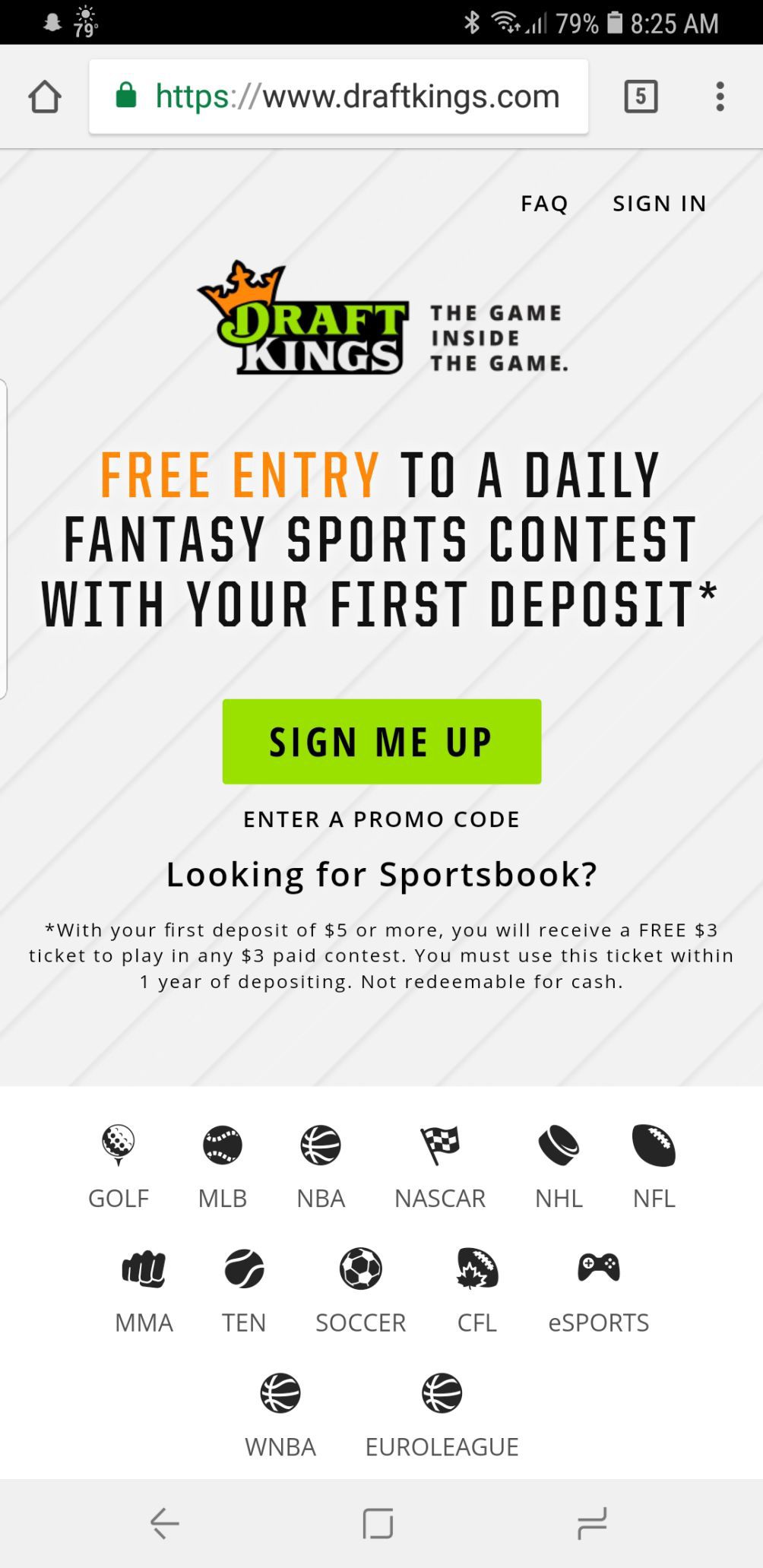 can you bet on sports on draftkings