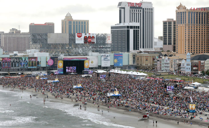 Beach concerts an economic blast for many in Atlantic City | Atlantic-city Pleasantville ...