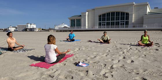 Cape May Beach Yoga with Kelsy