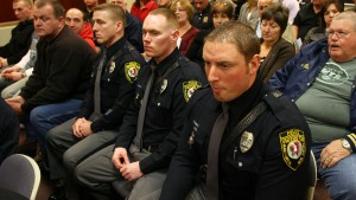 Police From Around The County Pack Stafford Township Meeting To