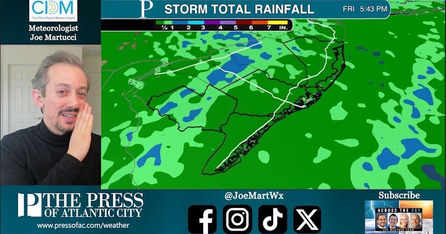 How wet has South Jersey been this year so far? Record wet. - Vimarsana News