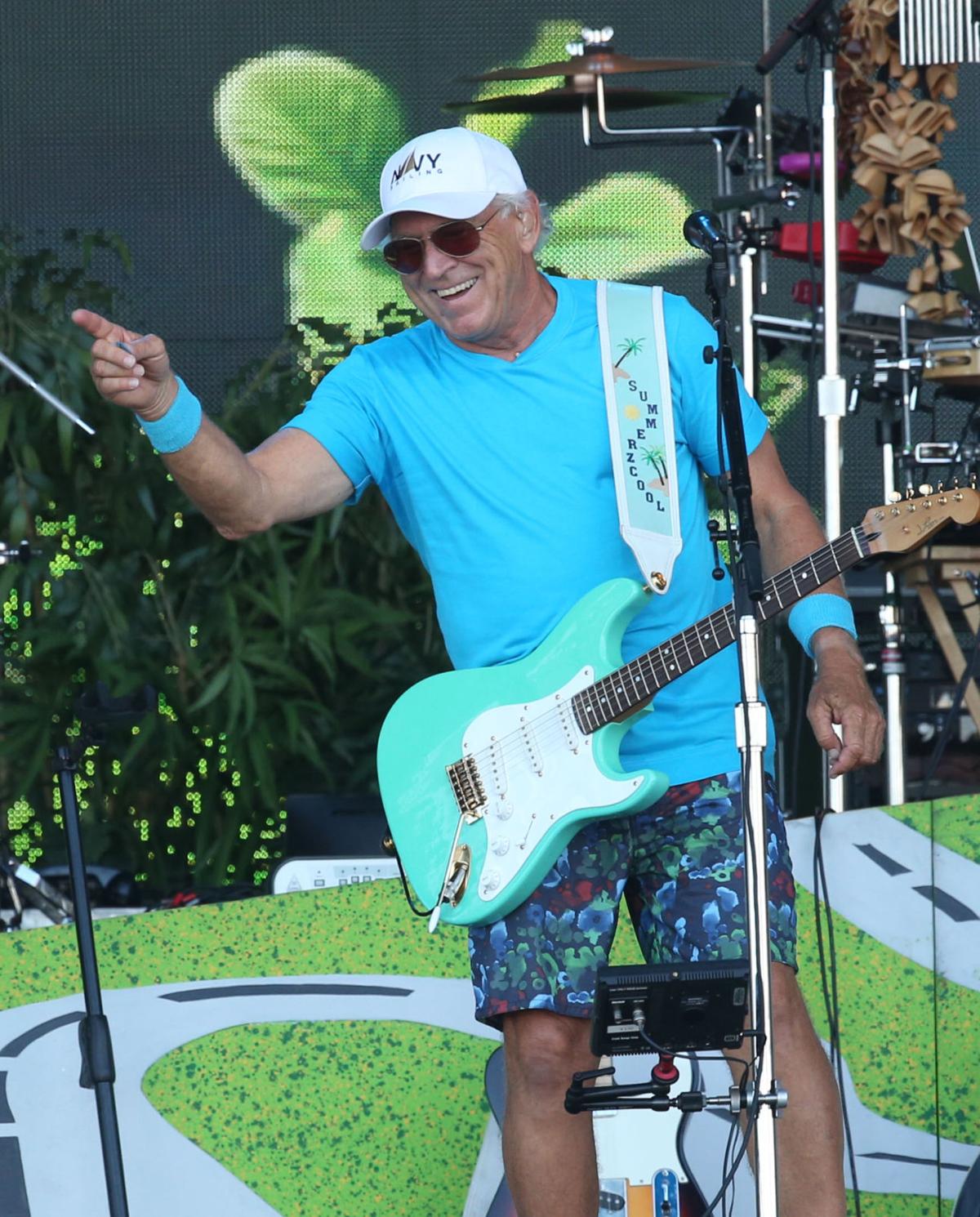 Jimmy Buffett concert late