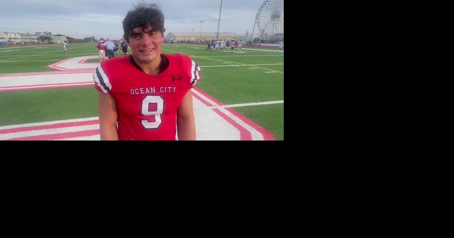 Jake Chapman talks about Ocean City's shutout win over Princeton