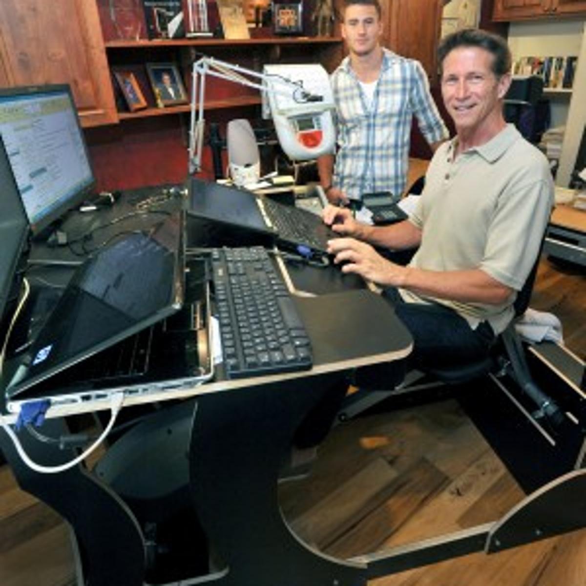 Desk Bike Marketer Pushes On The Job Fitness Business