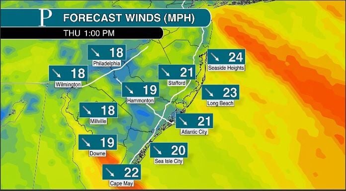 Weather: Chilly air, gusty winds, wildfire threat all in Thursday forecast