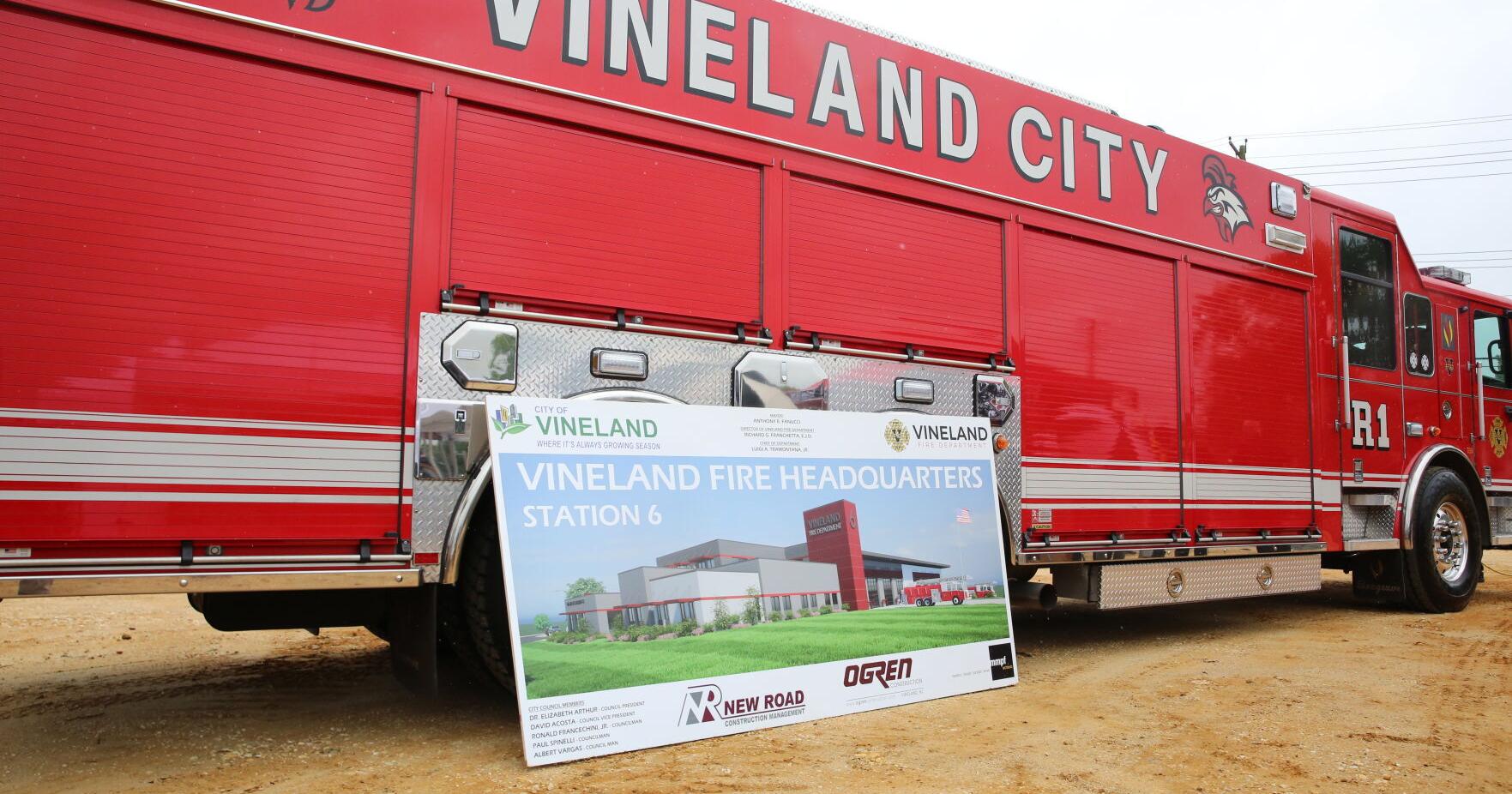 Vineland breaks ground on new firehouse - Vimarsana News