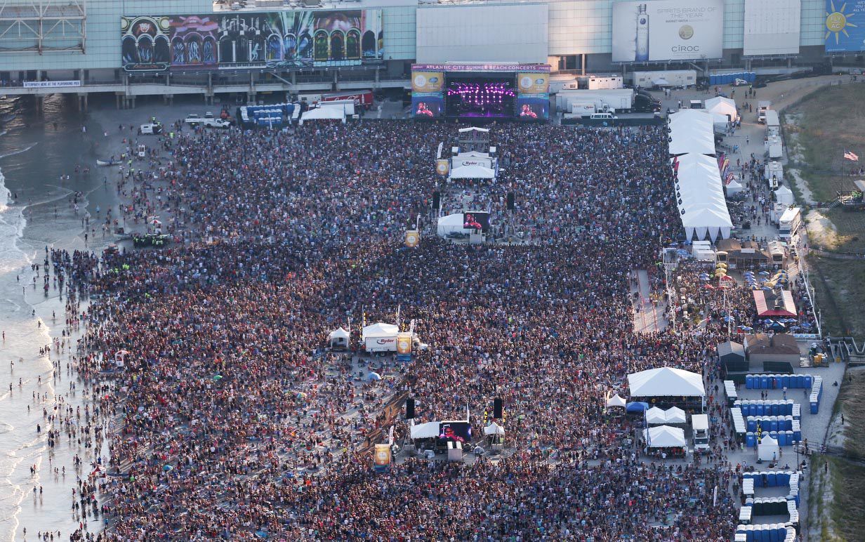 Ranking the best Atlantic City beach concerts