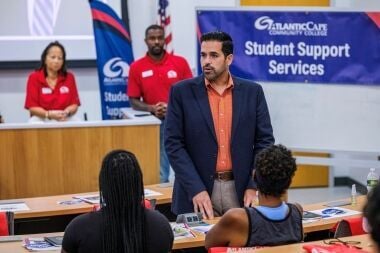 New and Returning Atlantic Cape Students Learn That EOF and SSS Program Resources are Available to Help Them Succeed