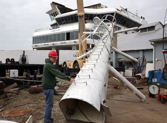 MV Cape May ferry, once the pride of its fleet, scrapped for metal