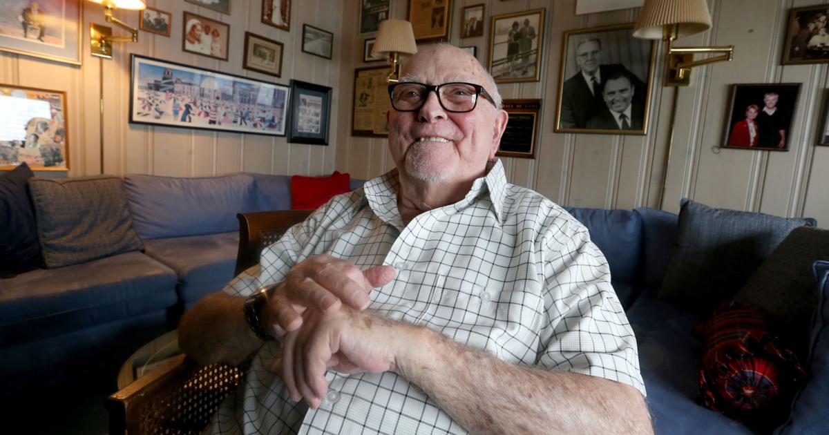 Ed Durst Legendary broadcaster Ed Hurst still behind the mic at 90